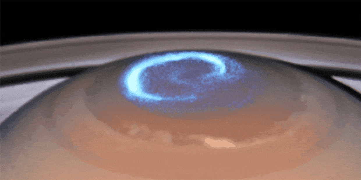 Vast auroras dance over Saturn's north pole in stunning new photos