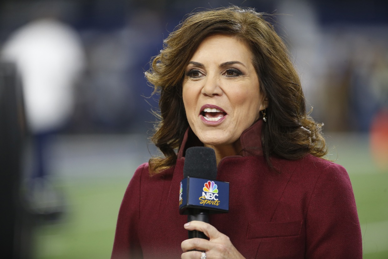 On her turf Inside Michele Tafoya s journey to covering the NFL