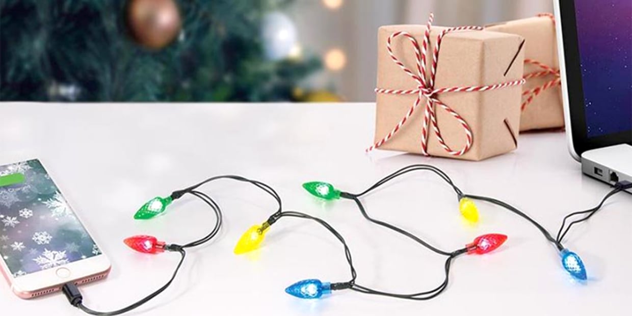 led christmas bulb iphone usb charger