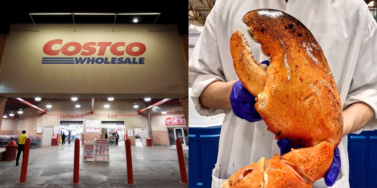 Costco is selling giant lobster claws — here's what they cost