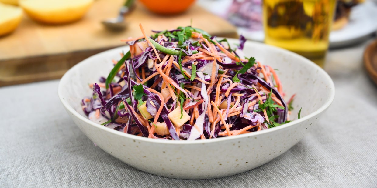 Red Cabbage & Jalapeño Slaw