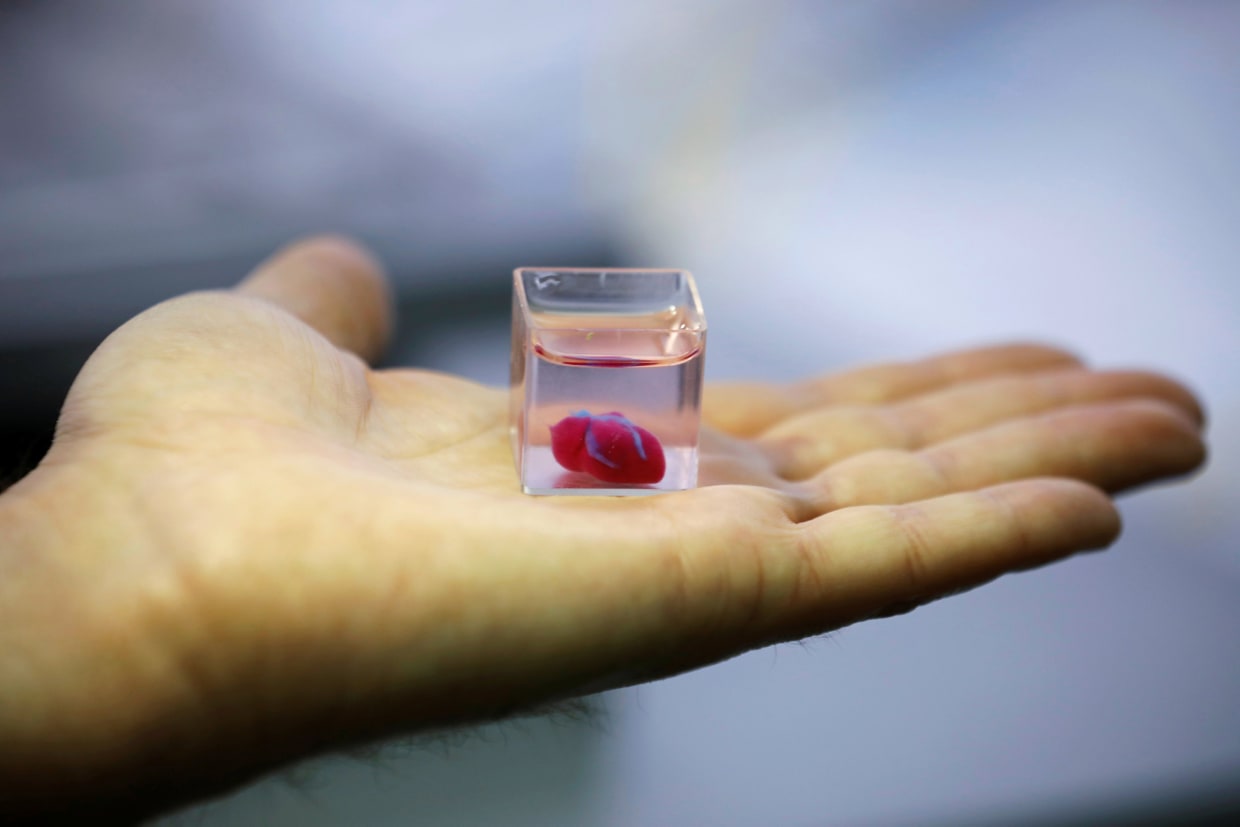 Israeli scientists create world's first 3D-printed heart using ...