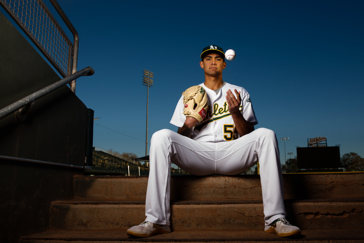 Oakland A's left-handed ace Sean Manaea is aiming for a midseason return  from shoulder surgery, Sports