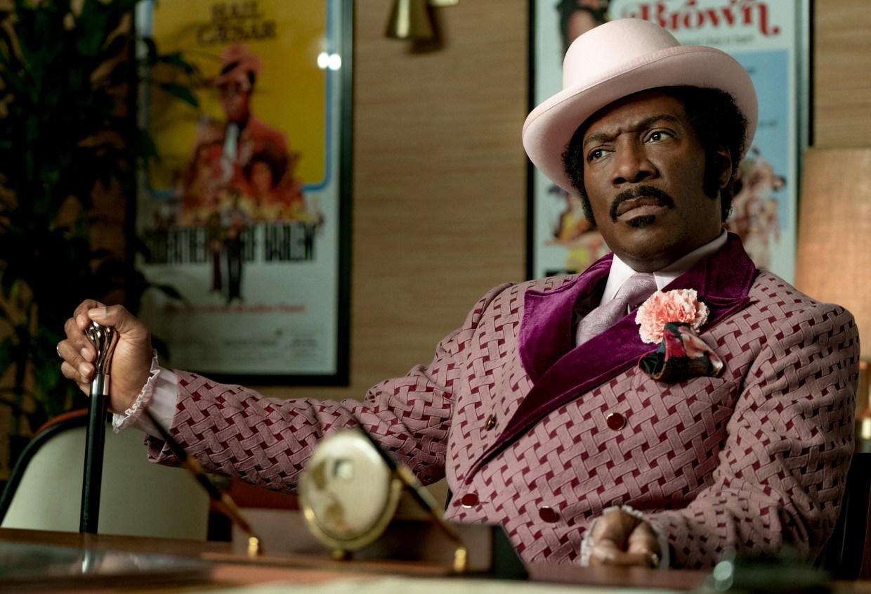 eddie murphy leather hat