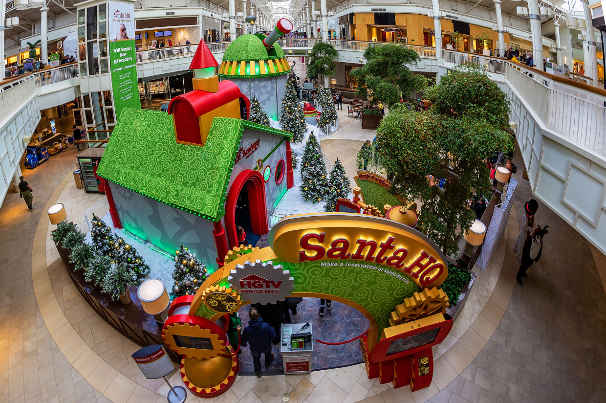 Grottos in shopping centers