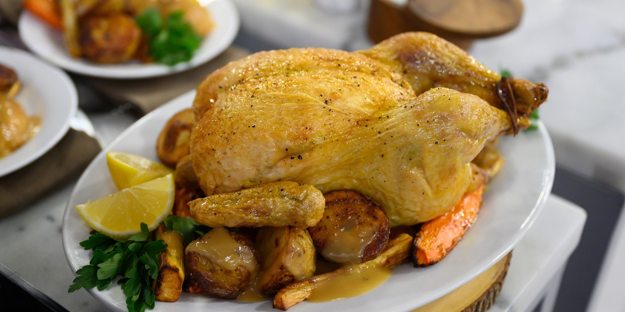 Curtis Stone's Roast Chicken and Winter Vegetables