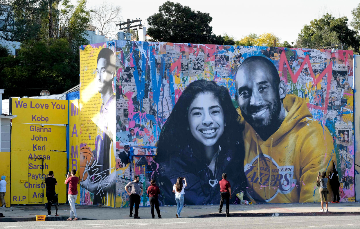 Community members start petition to halt removal of Kobe Bryant mural in  downtown LA - CBS Los Angeles