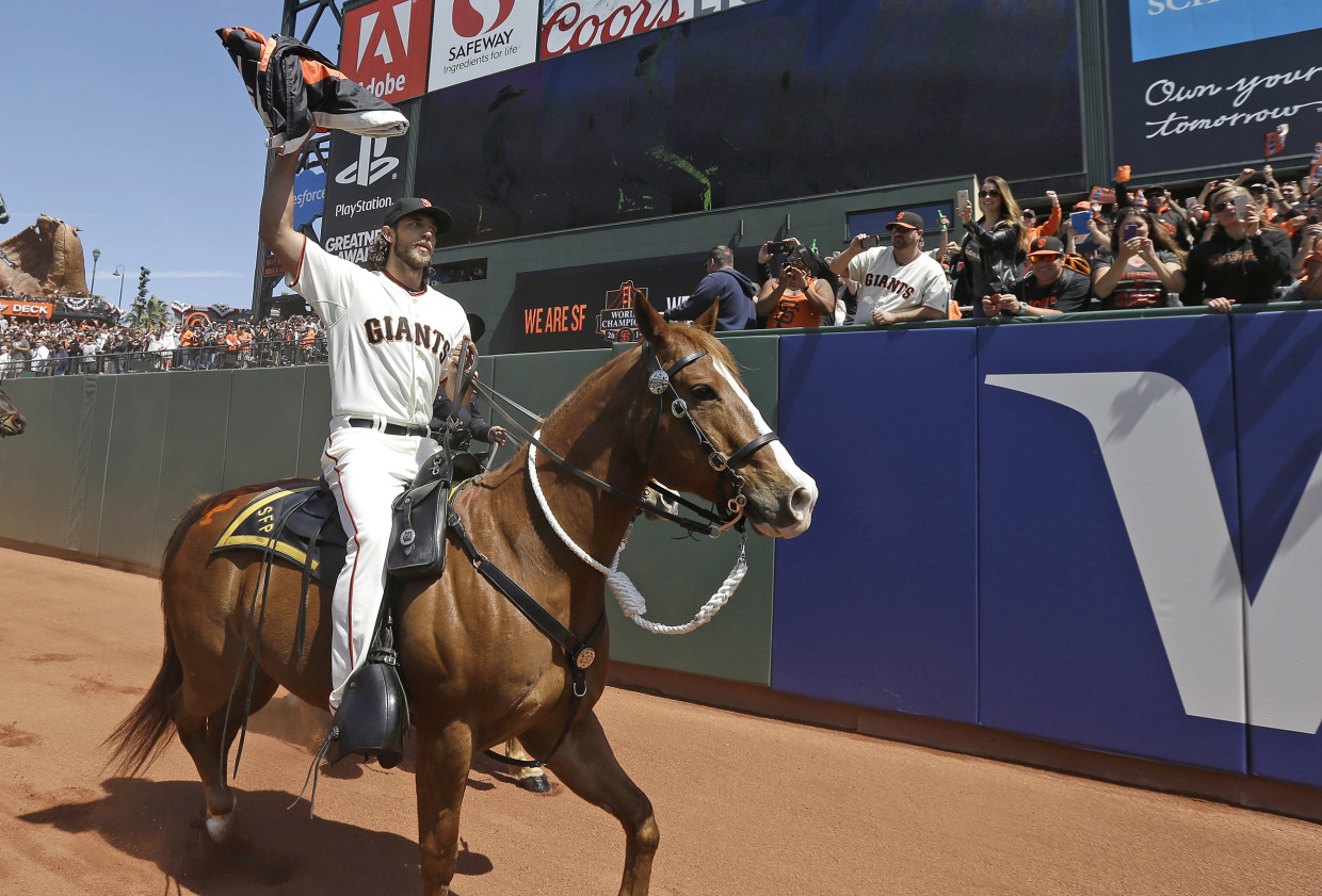 Madison Bumgarner competes in rodeos with alias Mason Saunders - Sports  Illustrated