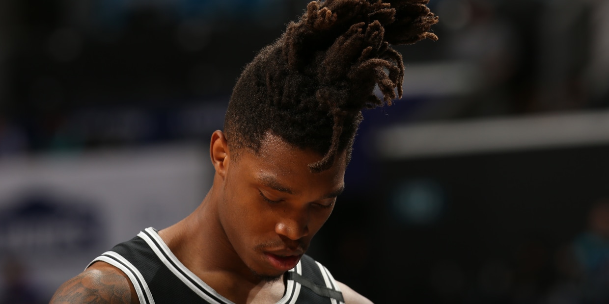 Lonnie Walker IV San Antonio Spurs guard shares powerful haircut video