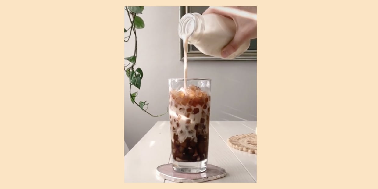 Perfect Coconut Iced Coffee + Coffee Iced Cubes - Cooking Maniac