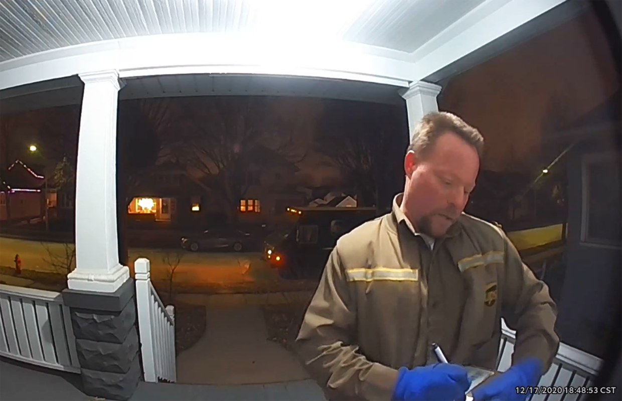 UPS worker seen on racist rant video while delivering to a Latino household  has been fired