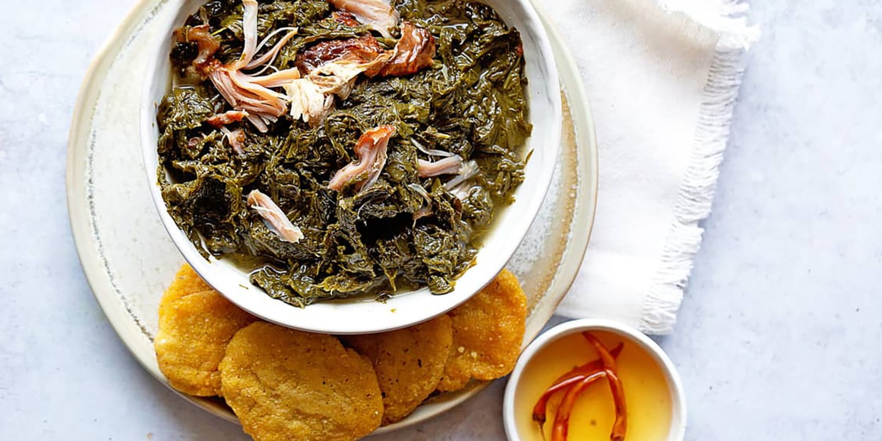 FRESH MUSTARD AND TURNIP GREENS - The Southern Lady Cooks