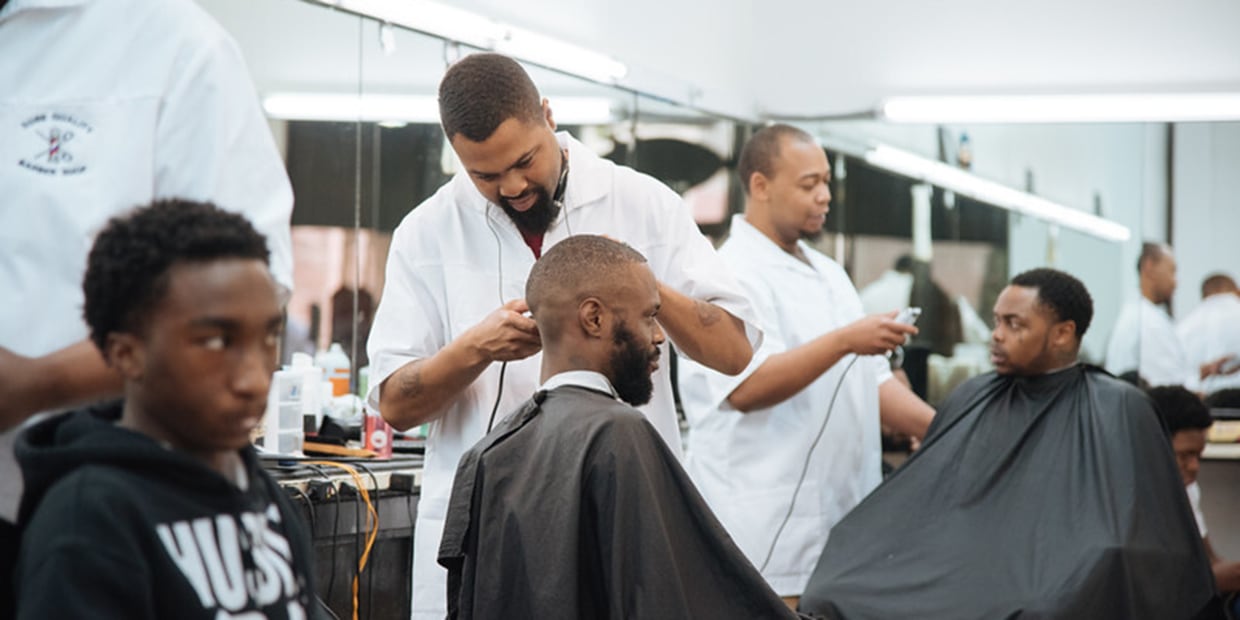 How Black Barber Shops Across America Are Helping Men and Boys Open Up About Mental Health Struggles
