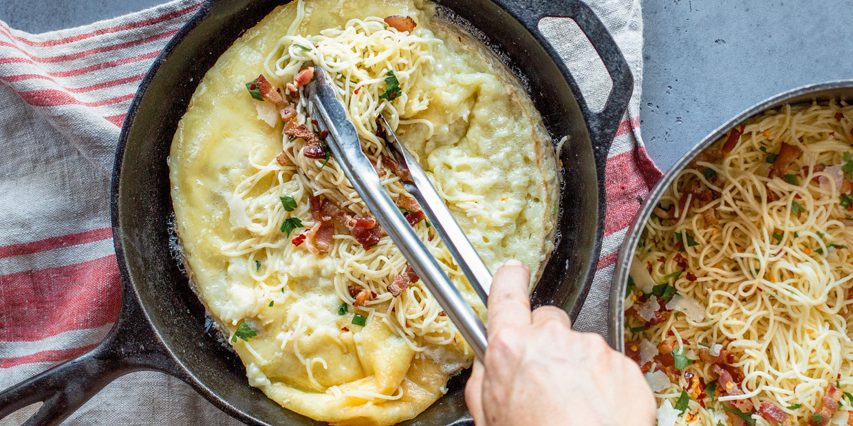 Cheese wheel pasta in Colorado