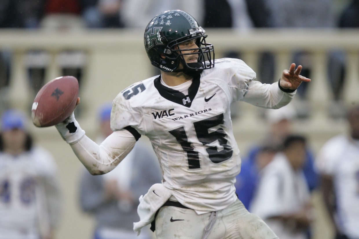 Colt Brennan, Heisman Trophy finalist and Hawaii football star