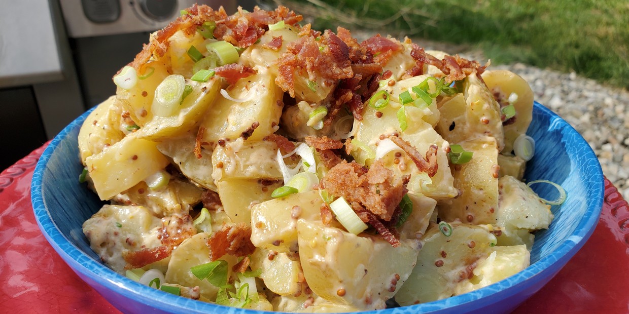 Picnic Potato and Chicken Salad Cups Recipe, Sunny Anderson