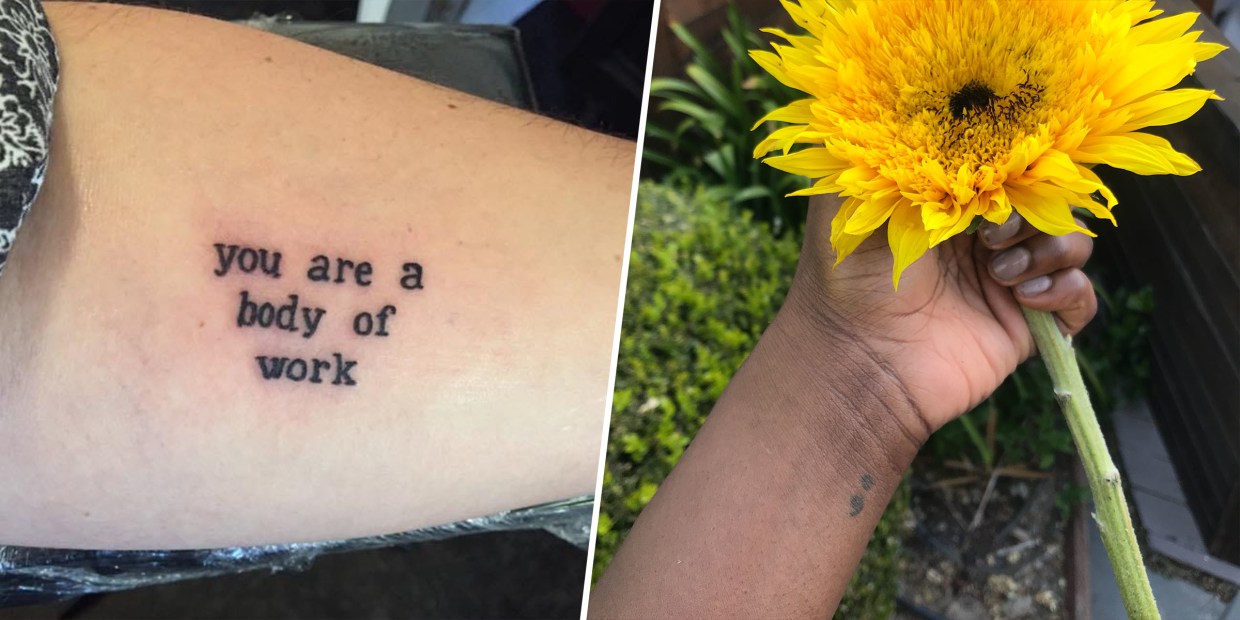 Buffalo woman's semicolon tattoo receives incredible response