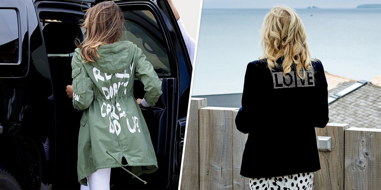 A tale two jackets: From Melania to Biden