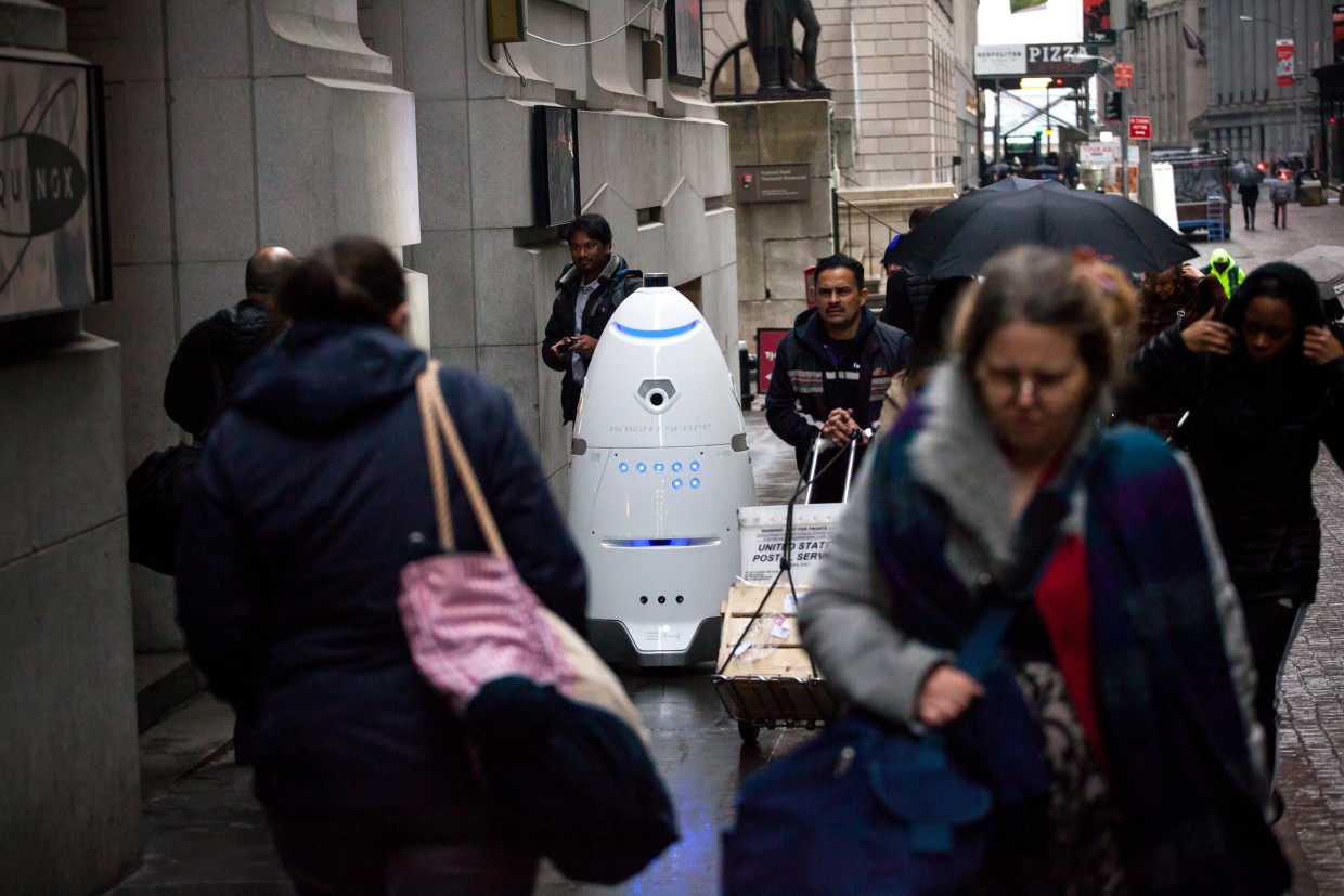 Security robots expand across U.S., with few tangible results