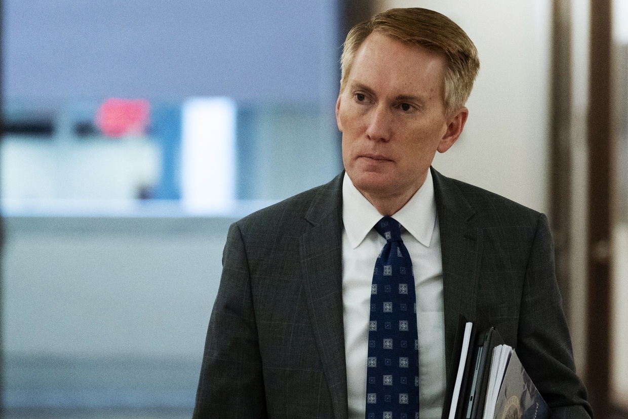 Politics in action as members of Sen. James Lankford's own party reprimand him