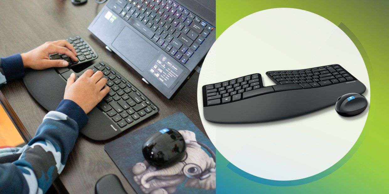 Teclado microsoft online sculpt