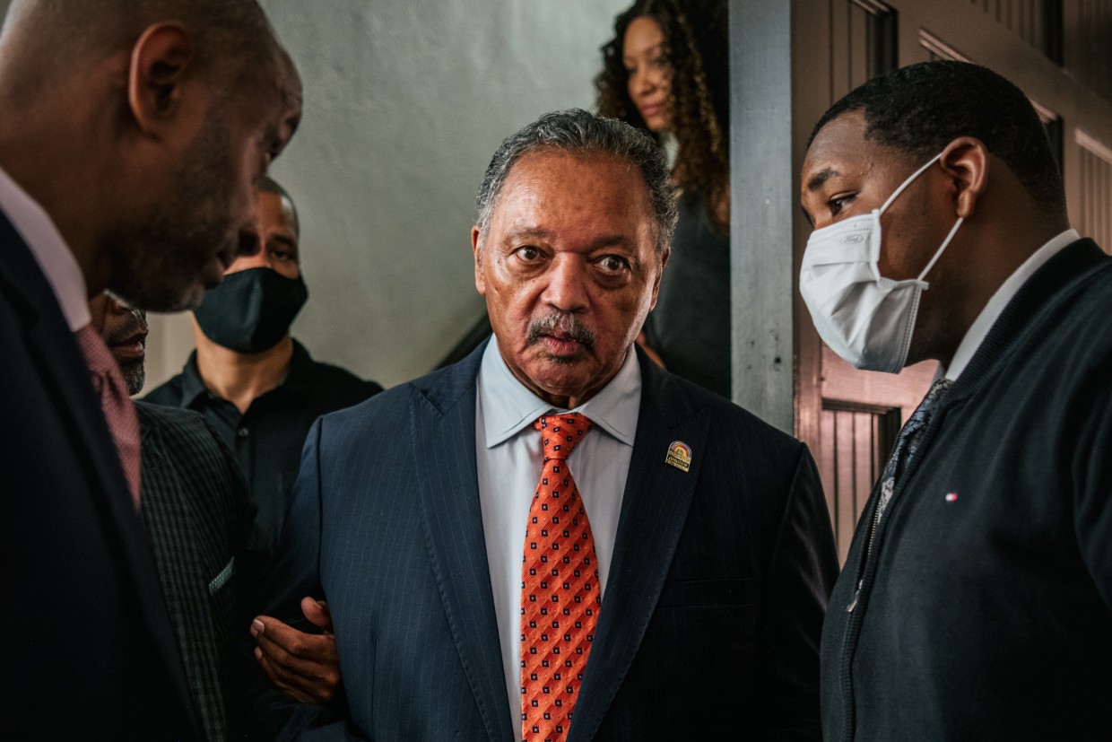 Judge denies defense request to remove ‘civil rights movement icon’ Jesse Jackson from courtroom in trial for Ahmaud Arbery death