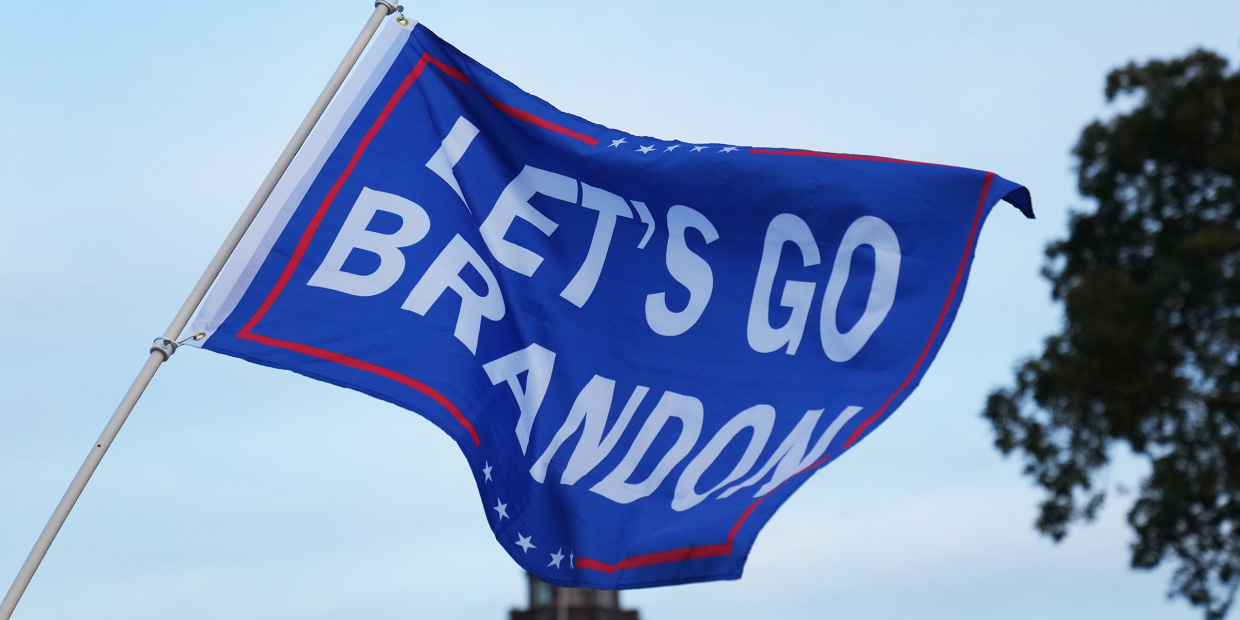 Let's Go Brandon” is fine.
