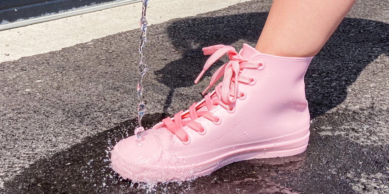 These waterproof  shoes replaced my bulky rain boots
