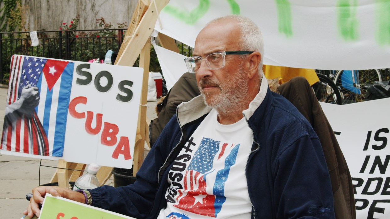 Nacho Rocha outside the United Nations Secretariat Building in New York on Sept. 16.
