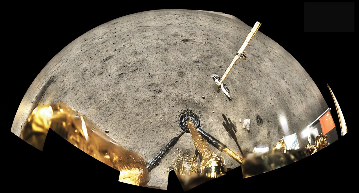 Lunar rocks from Chinese probe offer glimpse of moon's volcanic history