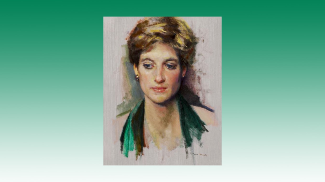 【J17732】DIANA A PORTRAIT Portrait of Princess DIANA – Bartjabrick