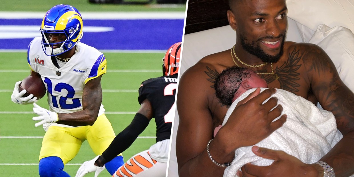 L.A. Rams Player Van Jefferson Welcomes Second Child Hours After Winning  Super Bowl 2022!, Birth, Celebrity Babies, Samaria Jefferson, Van  Jefferson