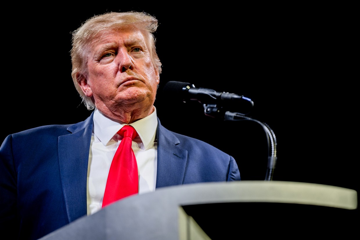 Former President Donald Trump speaks during on May 14, 2022 in Austin, Texas.