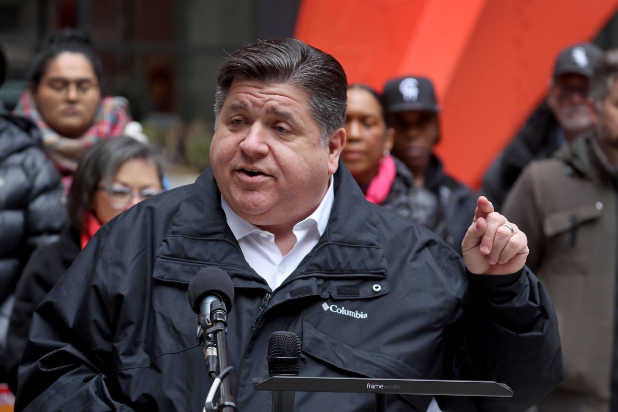 Illinois Gov. Pritzker Attends Transgender Support Rally In Chicago