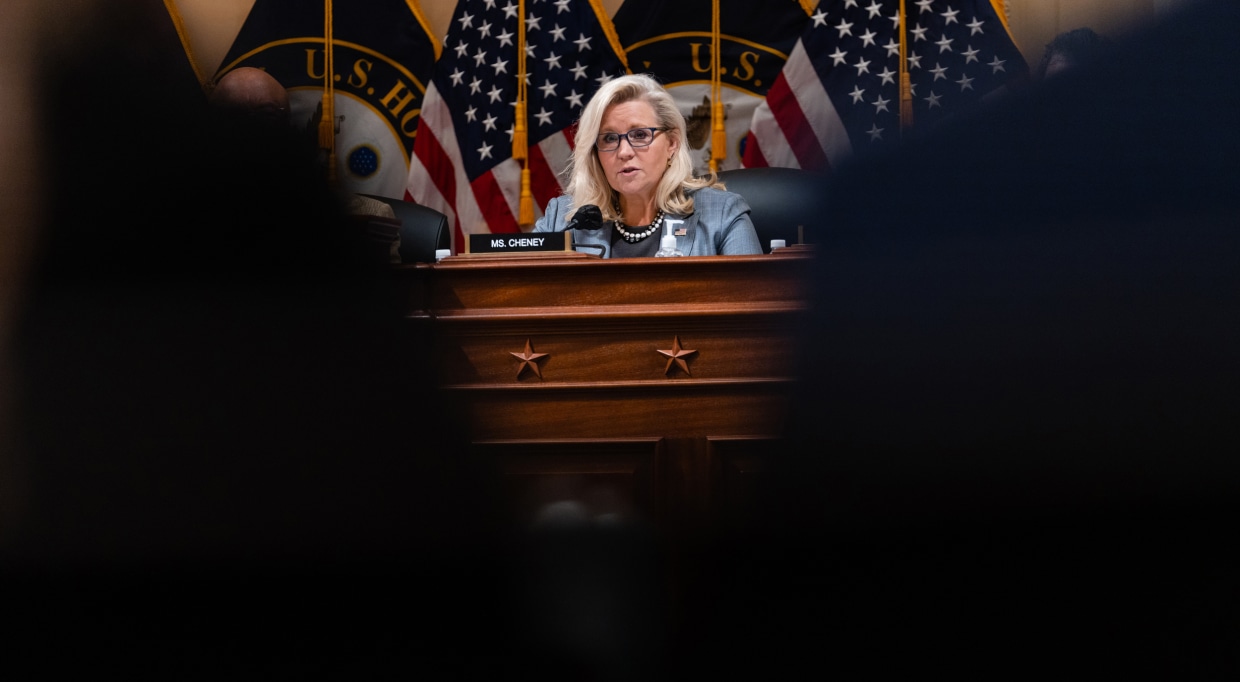 Liz Cheney Takes On Trump, and Her Own Party