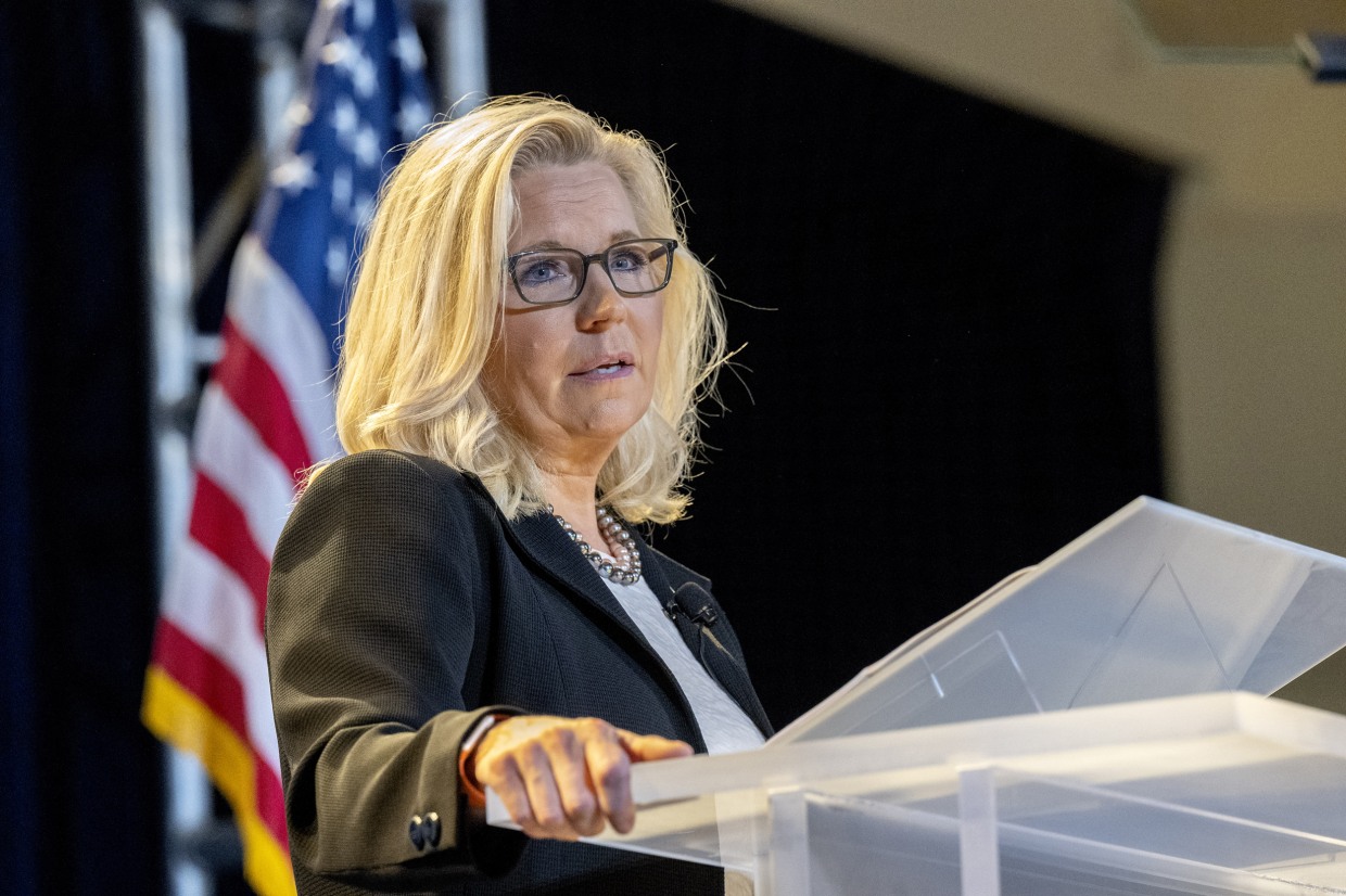 Congresswoman Liz Cheney speaks at the Ronald Reagan Presidential Library