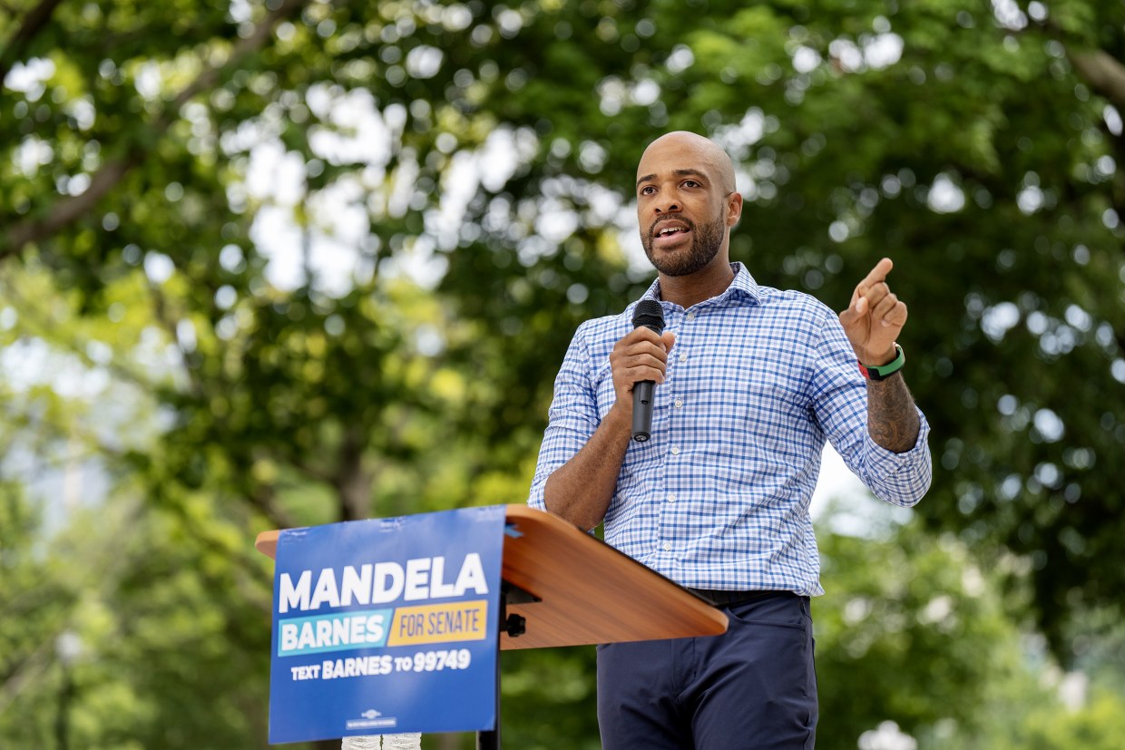 Mandela Barnes Campaign Rally With Sen. Elizabeth Warren in Wisconsin