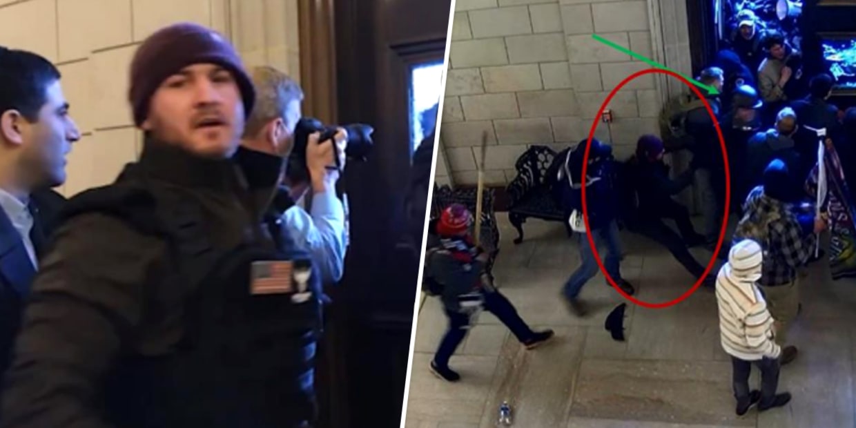 FBI arrests ex-Marine accused of assaulting officers inside the Capitol on Jan. 6 (nbcnews.com)
