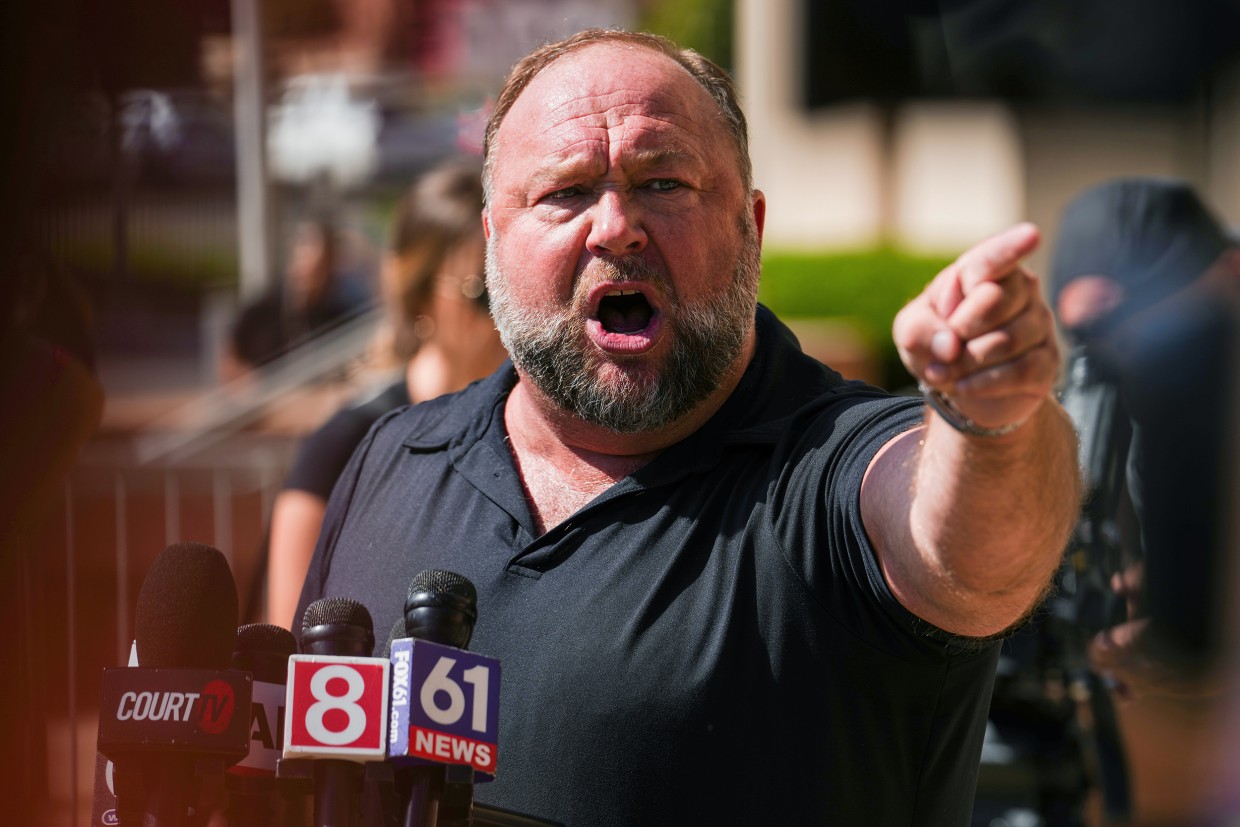 Alex Jones apologises after making a blunder over pronunciation of