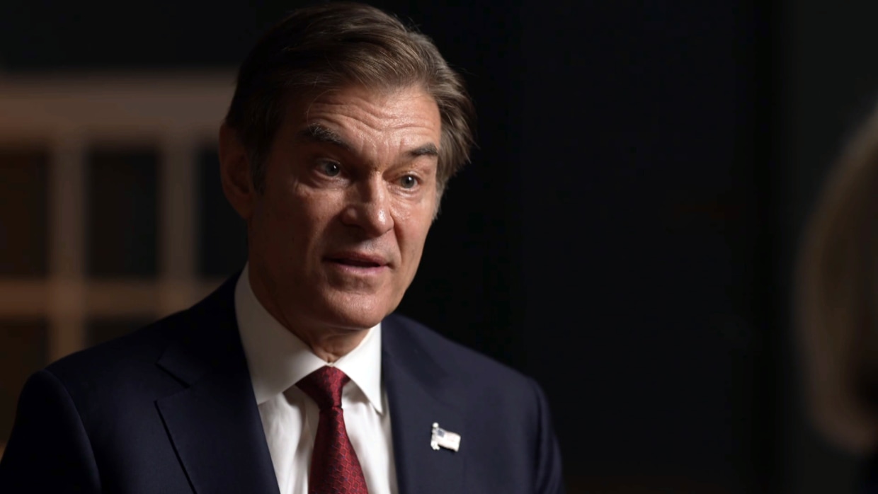 Mehmet Oz sits down for an exclusive interview with NBC News correspondent Dasha Burns