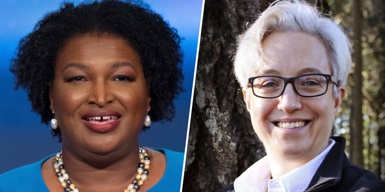 Stacey Abrams and Tina Kotek.