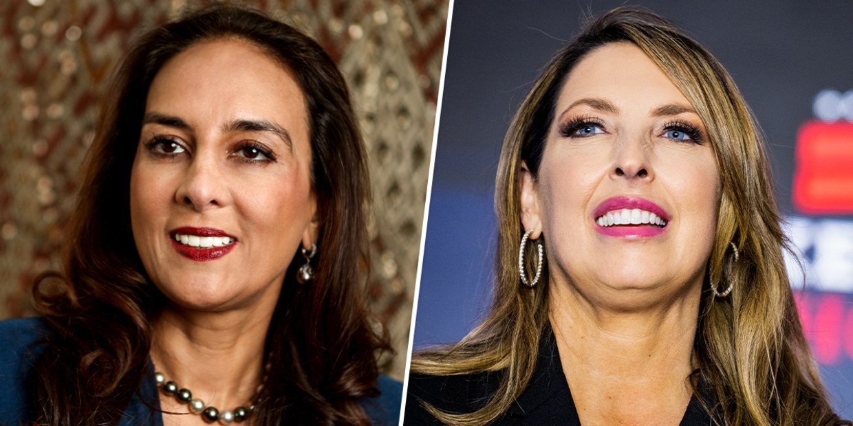 Harmeet Dhillon. RNC chair Ronna McDaniel.