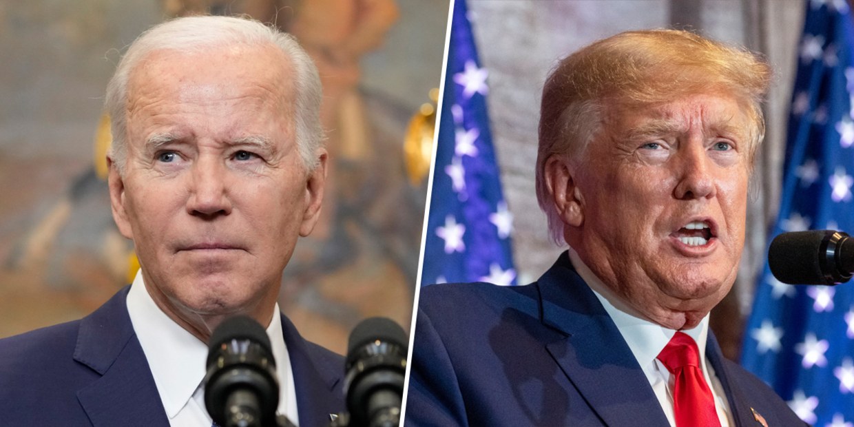 President Joe Biden and Former President Donald Trump.