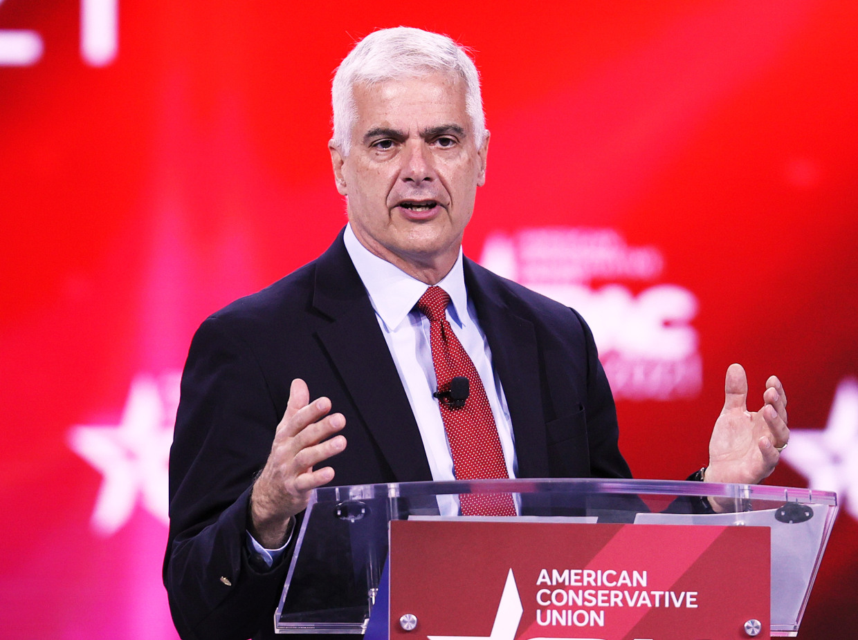 Club for Growth president David McIntosh speaks at the Conservative Political Action Conference in Orlando, Fla.
