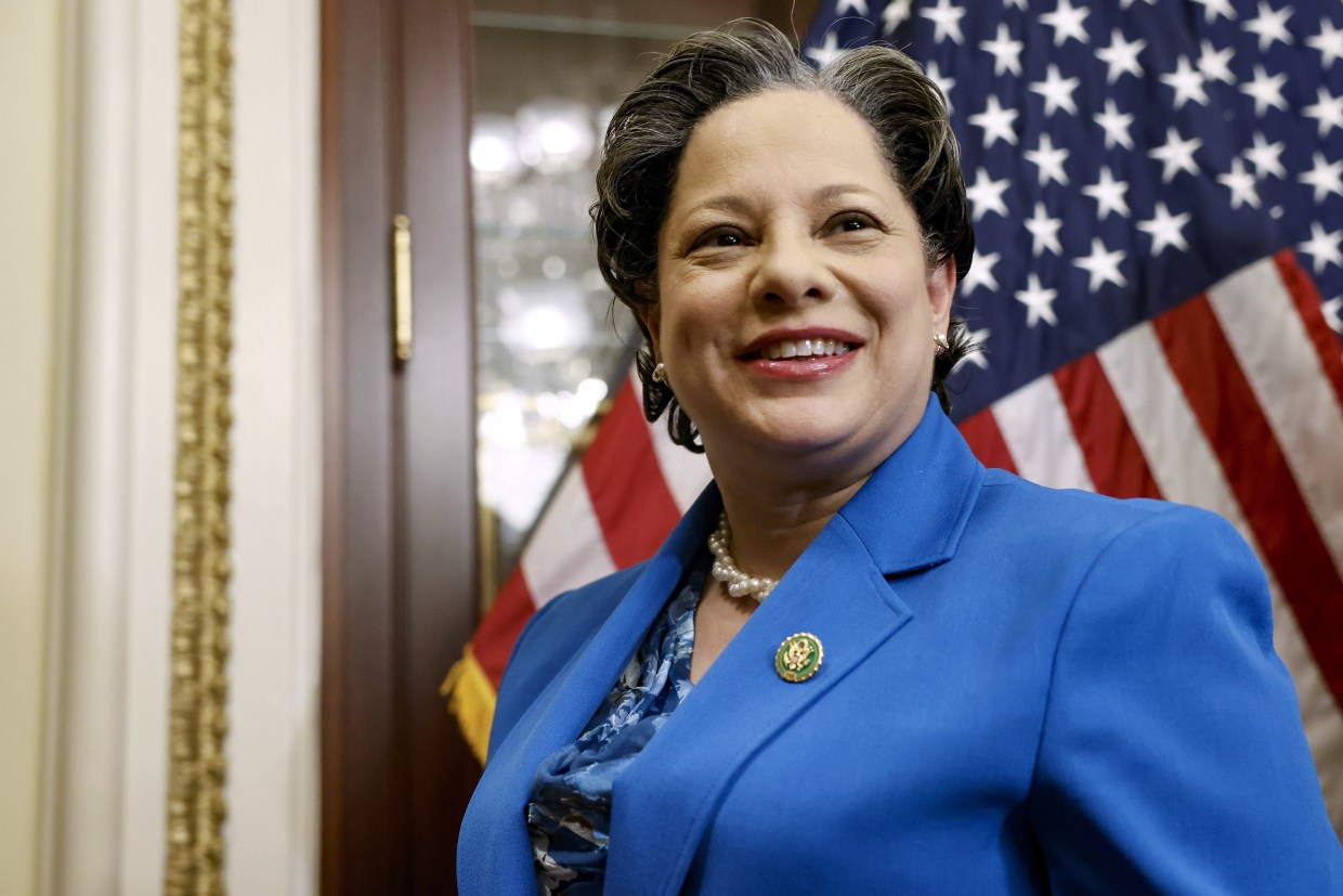 Jennifer McClellan in the U.S. Capitol,