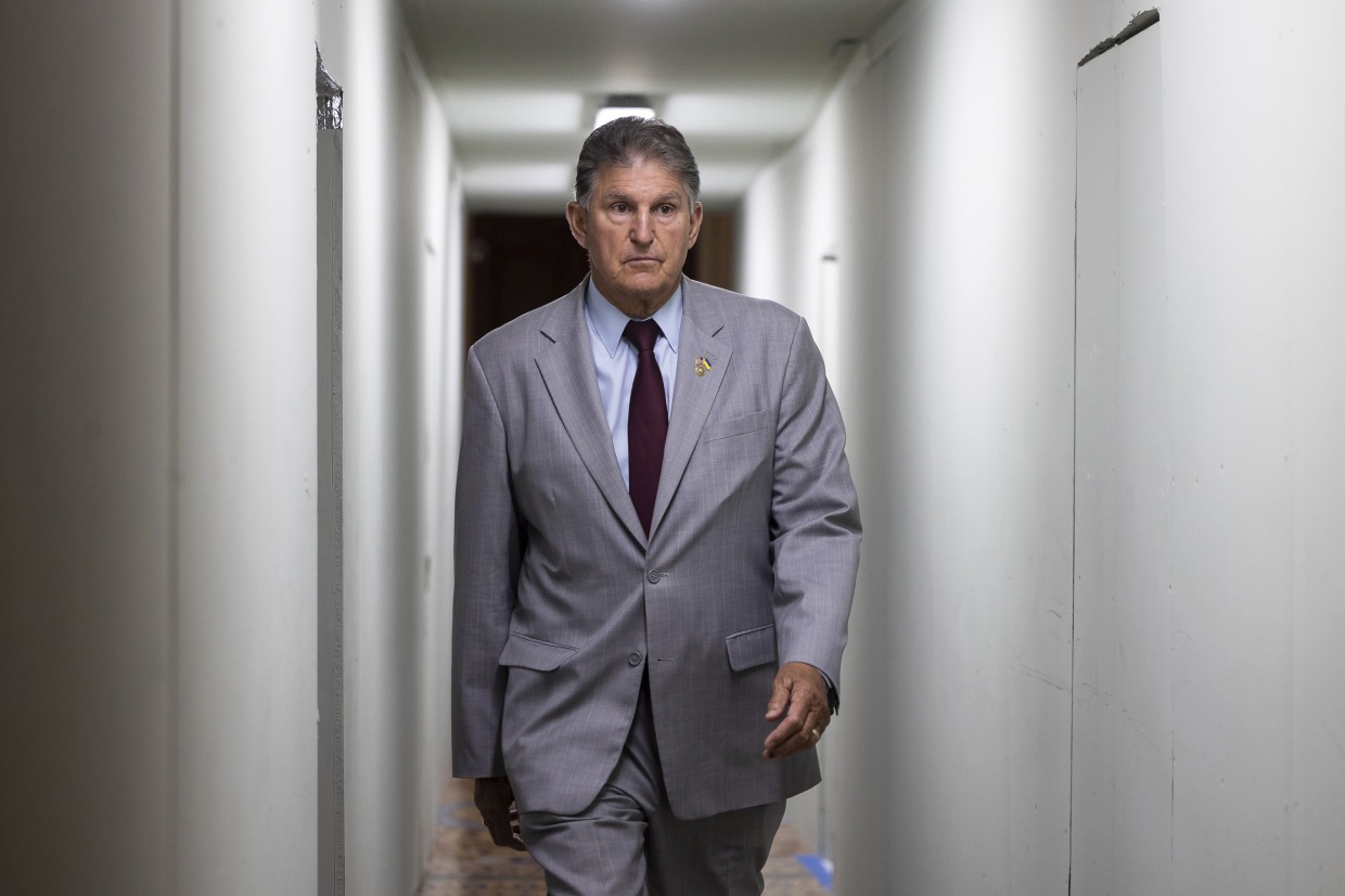 Joe Manchin at the U.S. Capitol