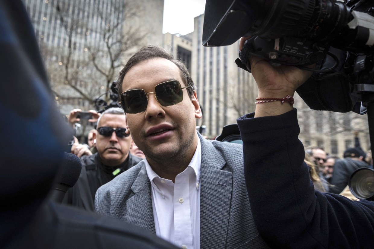 George Santos in New York on April 4, 2023.