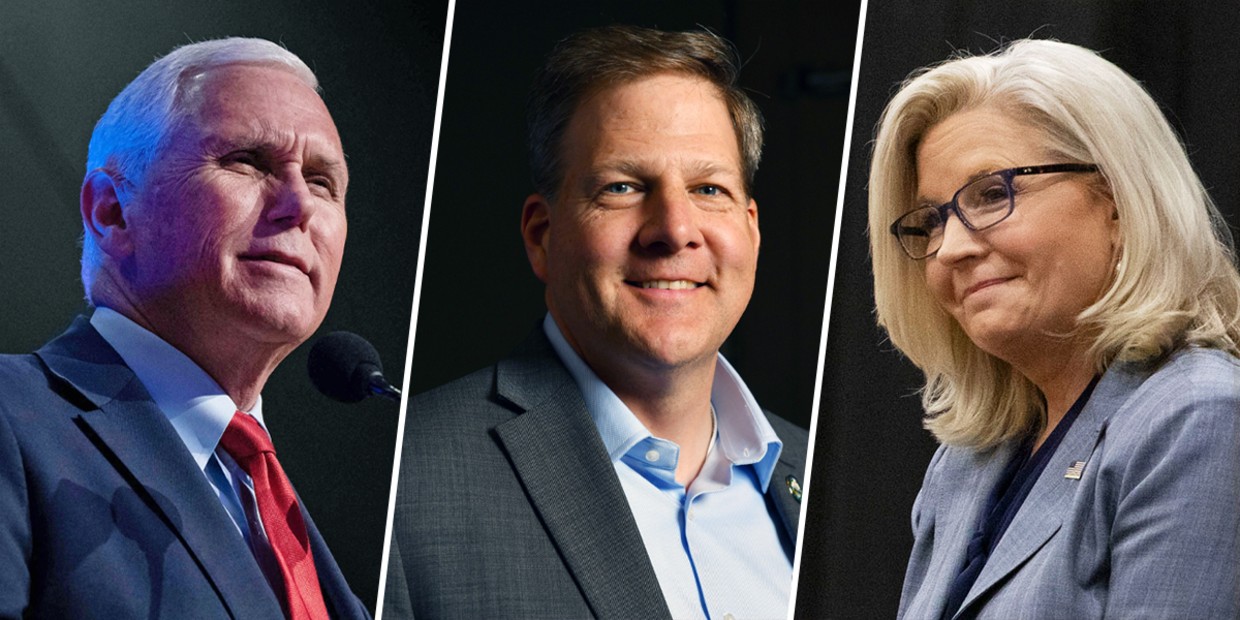 Mike Pence, Chris Sununu and Liz Cheney.