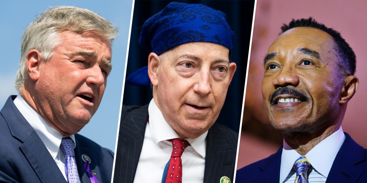 Rep. David Trone, D-Md., and Jamie Raskin, D-Md., and Kweisi Mfume.