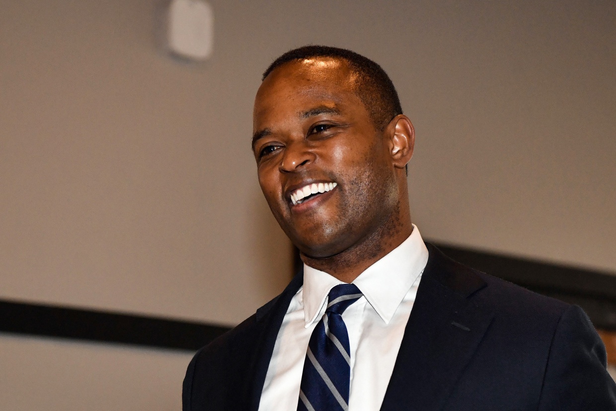 Kentucky Attorney General and Republican gubernatorial candidate Daniel Cameron in Richmond, Ky., on May 3, 2023.